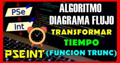 ▷ PSEINT y DFD | ALGORITMO para CONVERTIR: HORA, MINUTOS, y SEGUNDOS a una EXPRESION CORRECTA (FUNCION TRUNC) ⏰