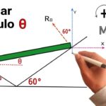 🔴 EJERCICIO RESUELTO de FÍSICA ESTÁTICA: Hallar el valor del Angulo de una barra apoyada en una viga