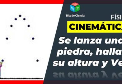 🟢 Problema Resuelto de CINEMÁTICA CAIDA LIBRE | Se lanza una piedra hacia arriba, hallar la altura y la velocidad 🤔