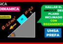 🟢 Problema Resuelto de DINAMICA | CALCULAR el ANGULO del PLANO INCLINADO con ROZAMIENTO (PREGUNTA CLASICA!) ⭐