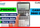 ▷ TUTORIAL Calculadora CASIO 9860 GII:【GUARDAR DATOS en las VARIABLES ALFABETICAS y HACER OPERACIONES】🧮 🤓