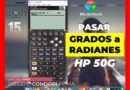 ▷ Tutorial CALCULADORA HP 50G:【Programa para Convertir Grados a Radianes y Viceversa】😎