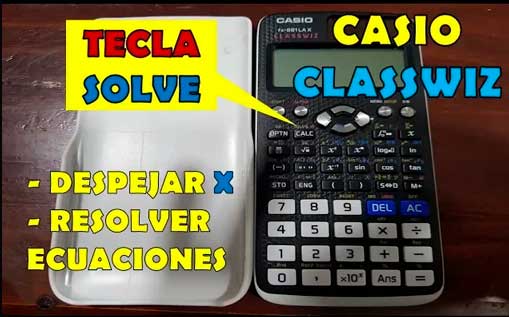 tallarines ambiente traicionar ▷ Tutorial CASIO CLASSWIZ:【DESPEJAR y RESOLVER ECUACIONES CUADRÁTICAS Y  CUBICAS】 - Bits de Ciencia